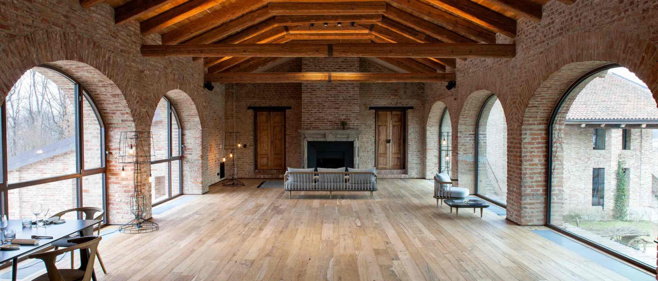 Cascina Ranverso a Torino con parquet rovere seconda patina